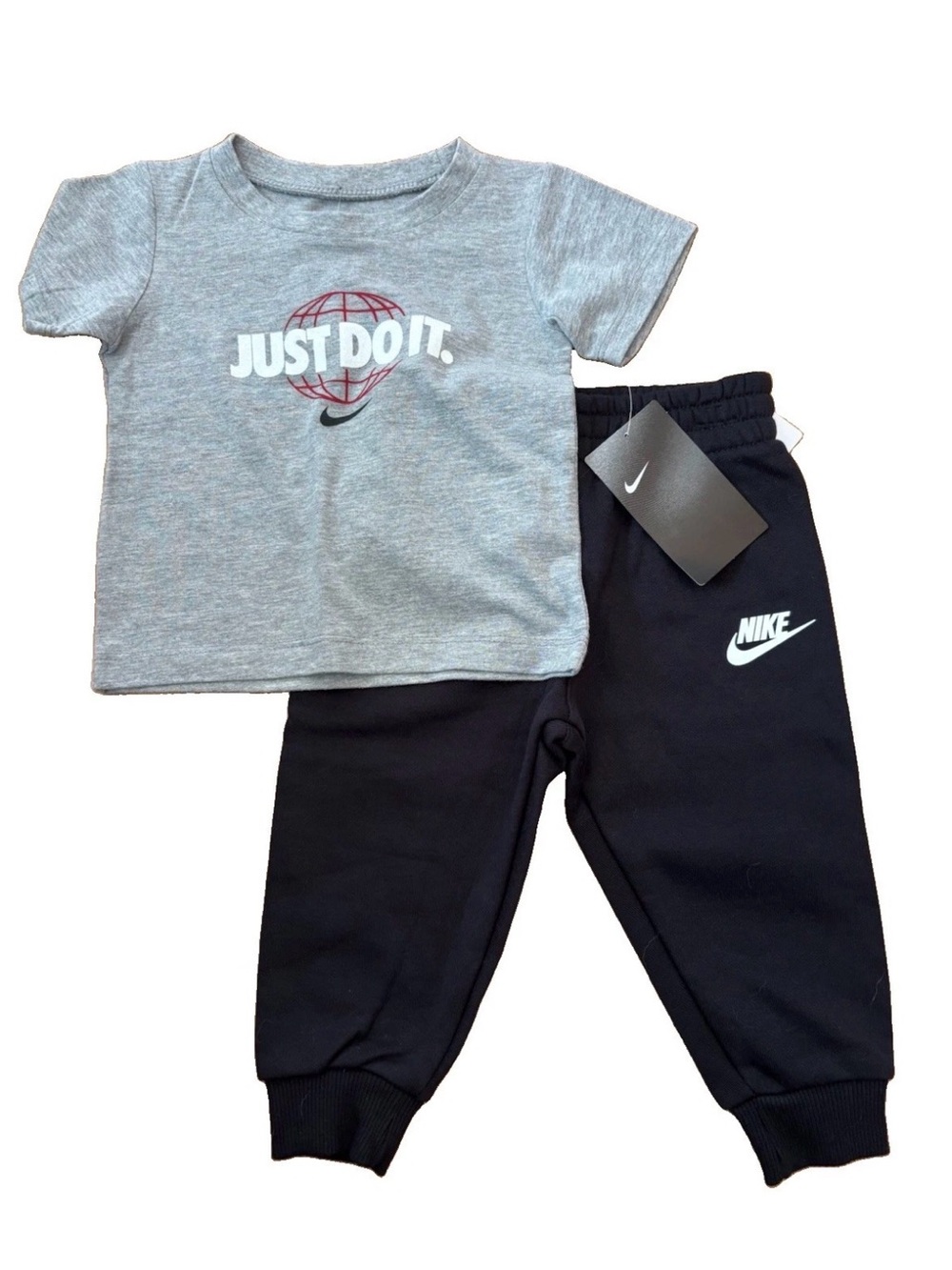 Nike Baby Boys 2-Piece Short Sleeve Jogger Set - 18 Months